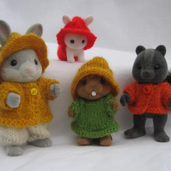 'Rustic' knitting pattern for Sylvanian Families