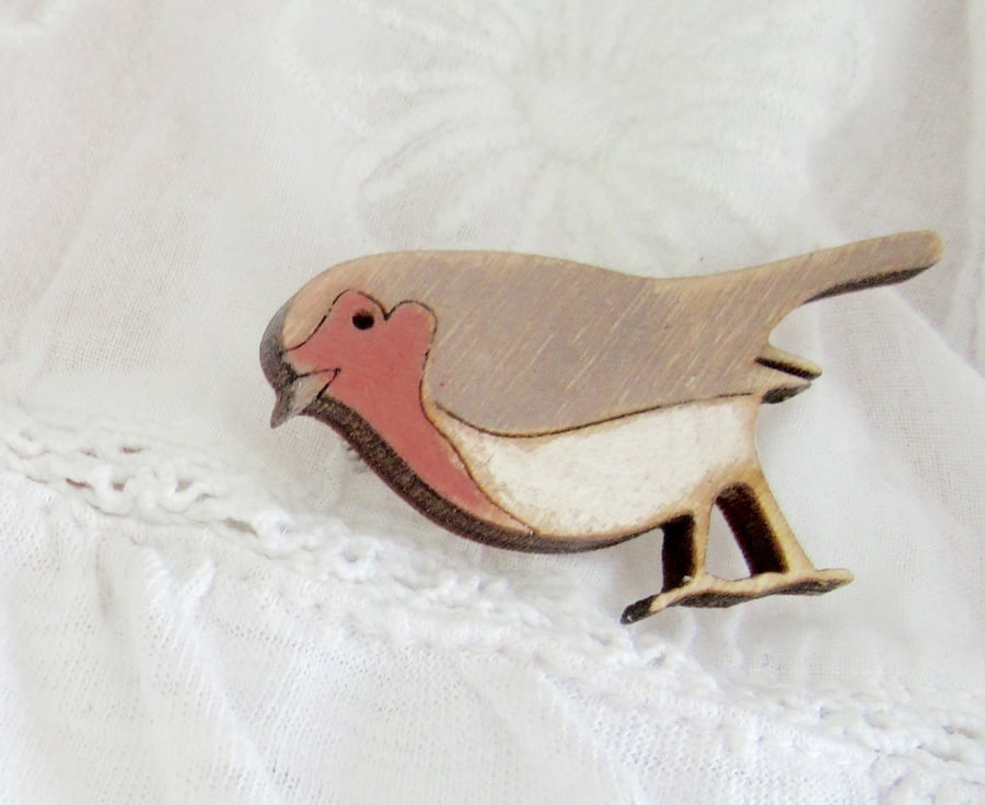 Robin Brooch