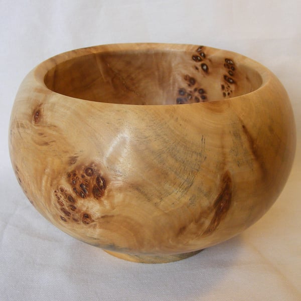 Poplar burr bowl