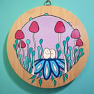 Original acrylic painting on wood - Tiny Chep World