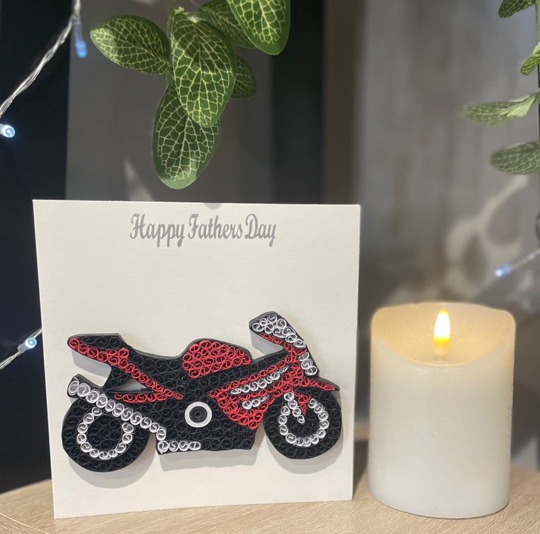 Stunning Handmade Quilled Father's Day Card