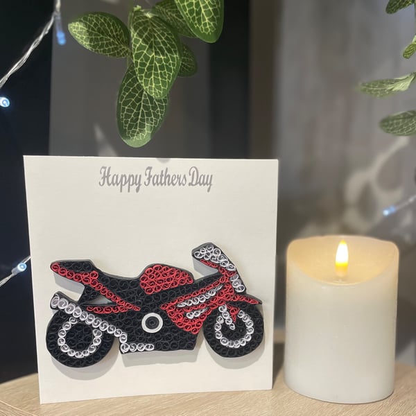 Stunning Handmade Quilled Father's Day Card