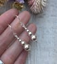 Sterling Silver Bead Drop Earrings - JBJ1032 - Image 3