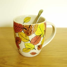 Mug - Autumn Colours Beech Leaves 