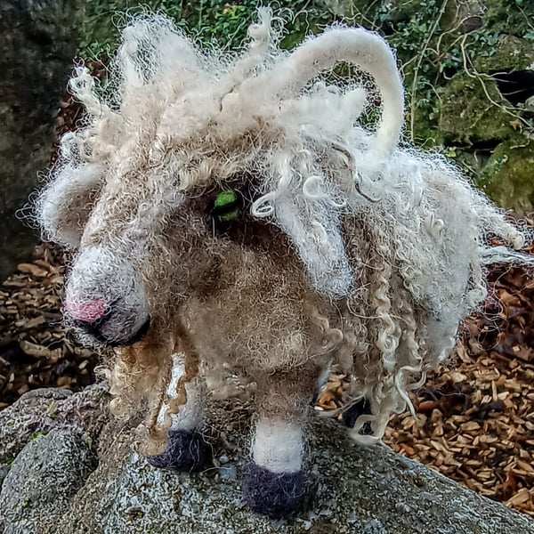 Needle Felted Goat Spirit Animal 