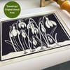 "Snowdrops" Lino Print (large)