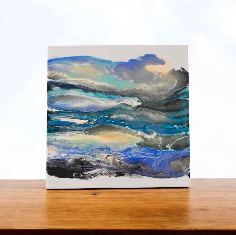 Northumberland seascape storm coming 