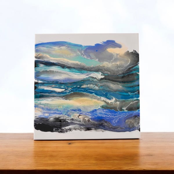 Northumberland seascape storm coming 