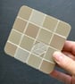 Coaster Set - Two Mosaic Chequerboard Coasters - Image 5