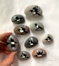 Tiny Magpie Story Stones- Handmade Nature Inspired Bird Art - Image 2