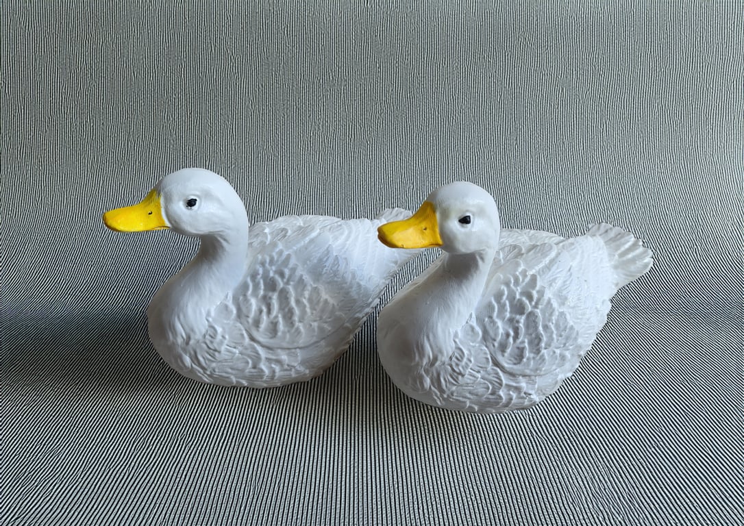 Hand Painted Eco-Resin Duck Ornament