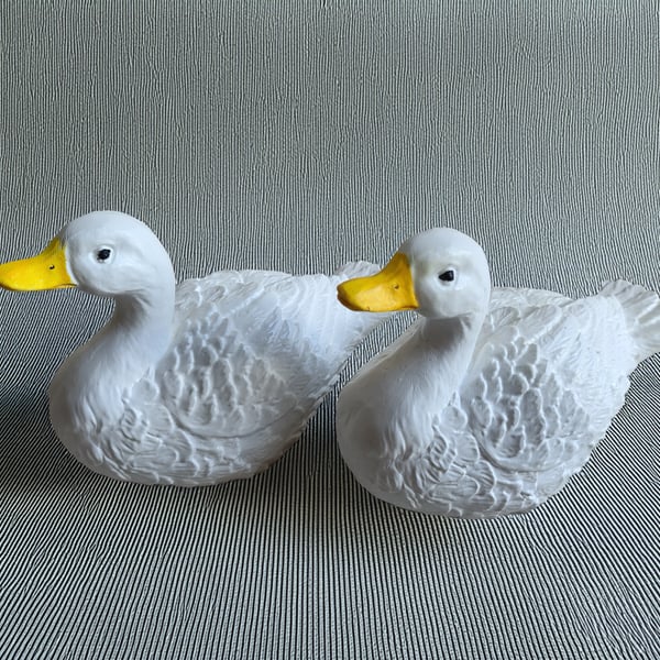 Hand Painted Eco-Resin Duck Ornament