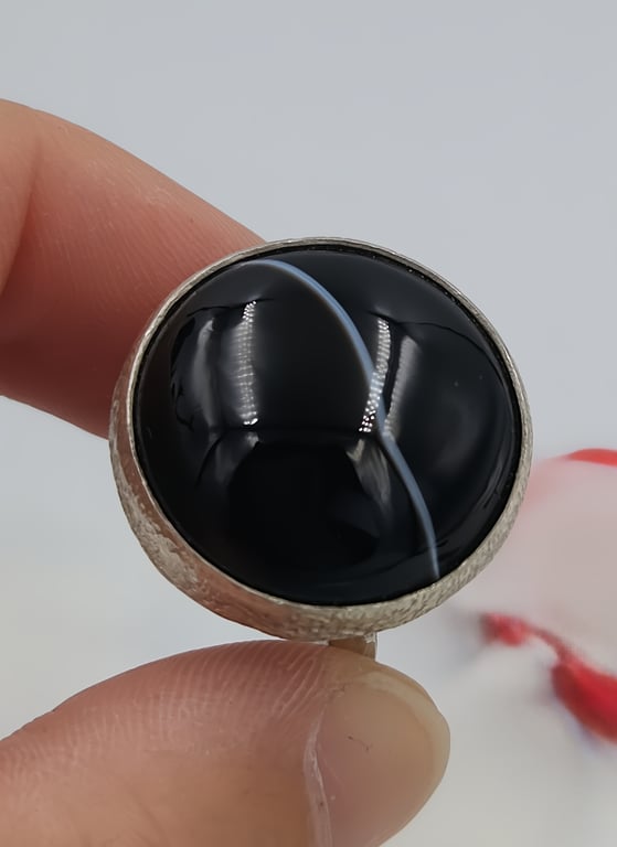 Midnight Majesty Sterling Silver Ring