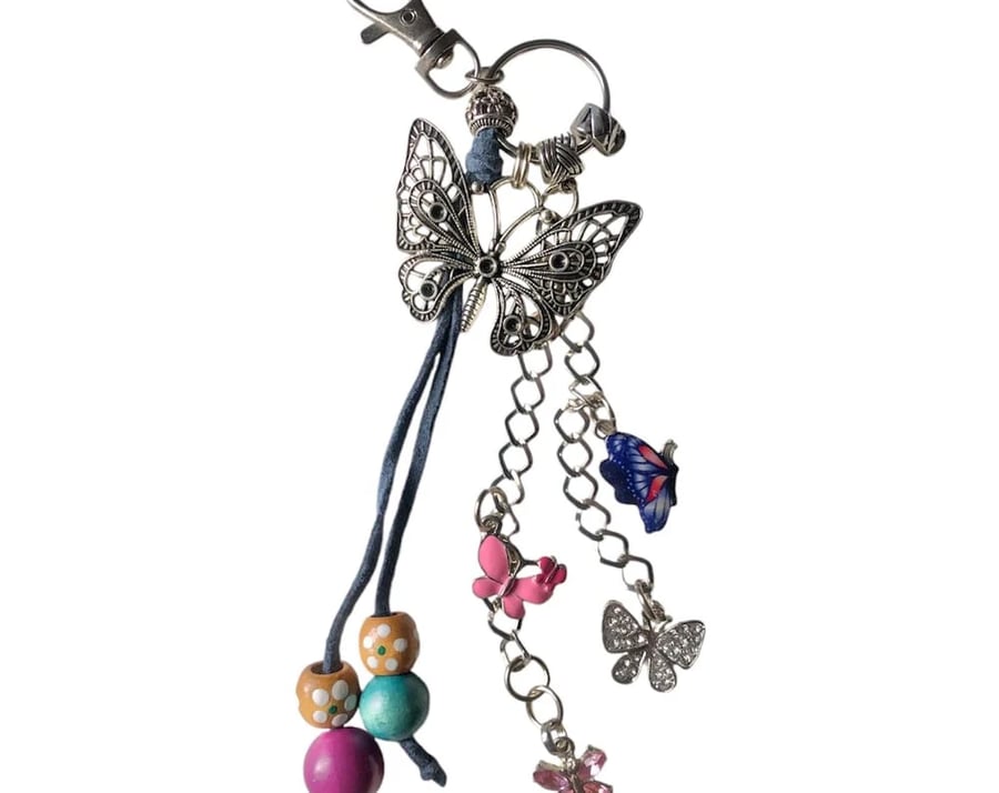 Butterfly Handmade Bag Charm