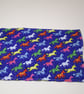 Multi coloured unicorn Fabric Pencil Roll includes 8 pencils - Image 2