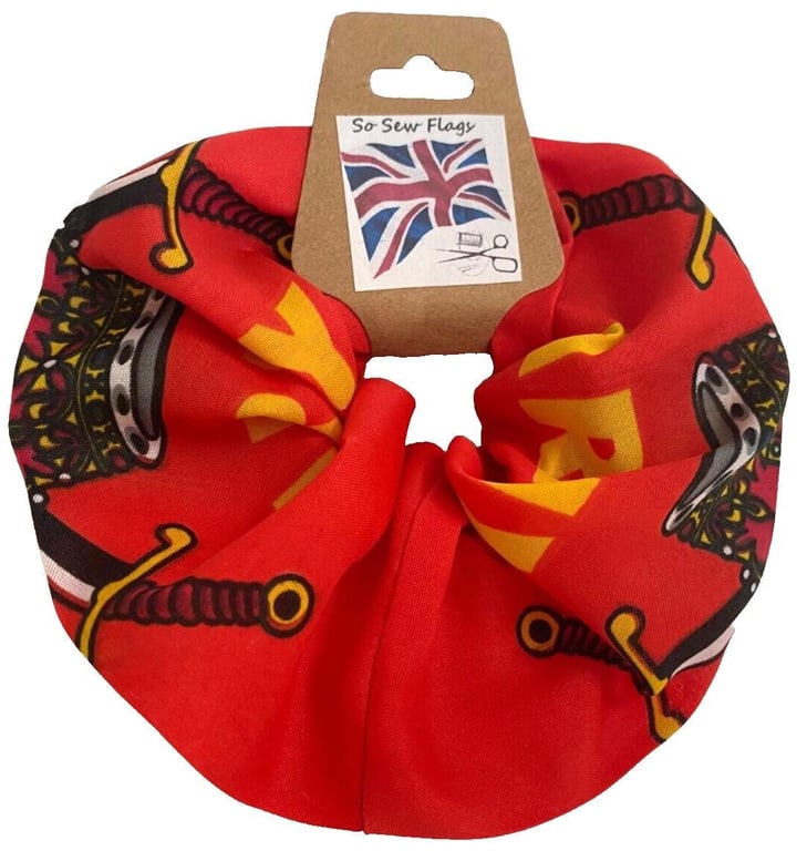 British Army Flag Hair Scrunchie Scrunchies Accessory Ties Elastic