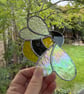 Stained Glass Bee Suncatcher  - Handmade Hanging Decoration  - Image 3