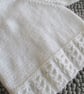 14" White Lace Edge Baby Girls Cardigan - Image 5