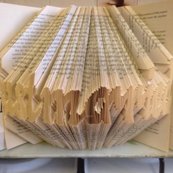 Just married MMF Book Folding Pattern - EMAILED PDF PATTERN