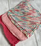 Cotton dishcloths. Pack of three pinks - Image 1