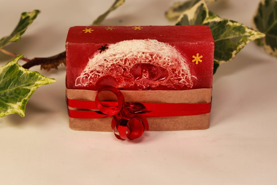 Loofah Rouge Christmas soap