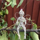 Wire Fairy Hanging Sculpture