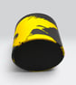 Black and Yellow 15cm Marbled Round Plant Pot  - Large Indoor Planter  - Image 4