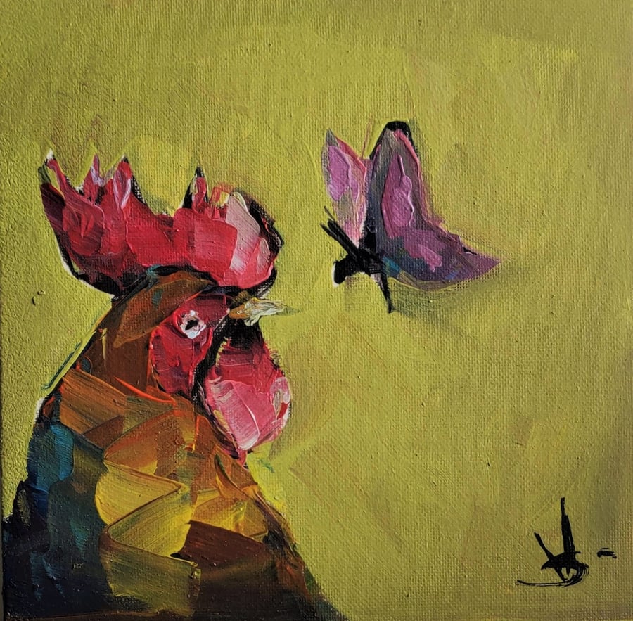Rooster & Butterfly