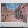 Great Dunmow North Street print A4 A5 with mount