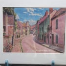 Great Dunmow North Street print A4 A5 with mount