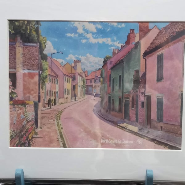 Great Dunmow North Street print A4 A5 with mount