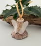 Small Ceramic Fairy Decoration - Purple - Image 2