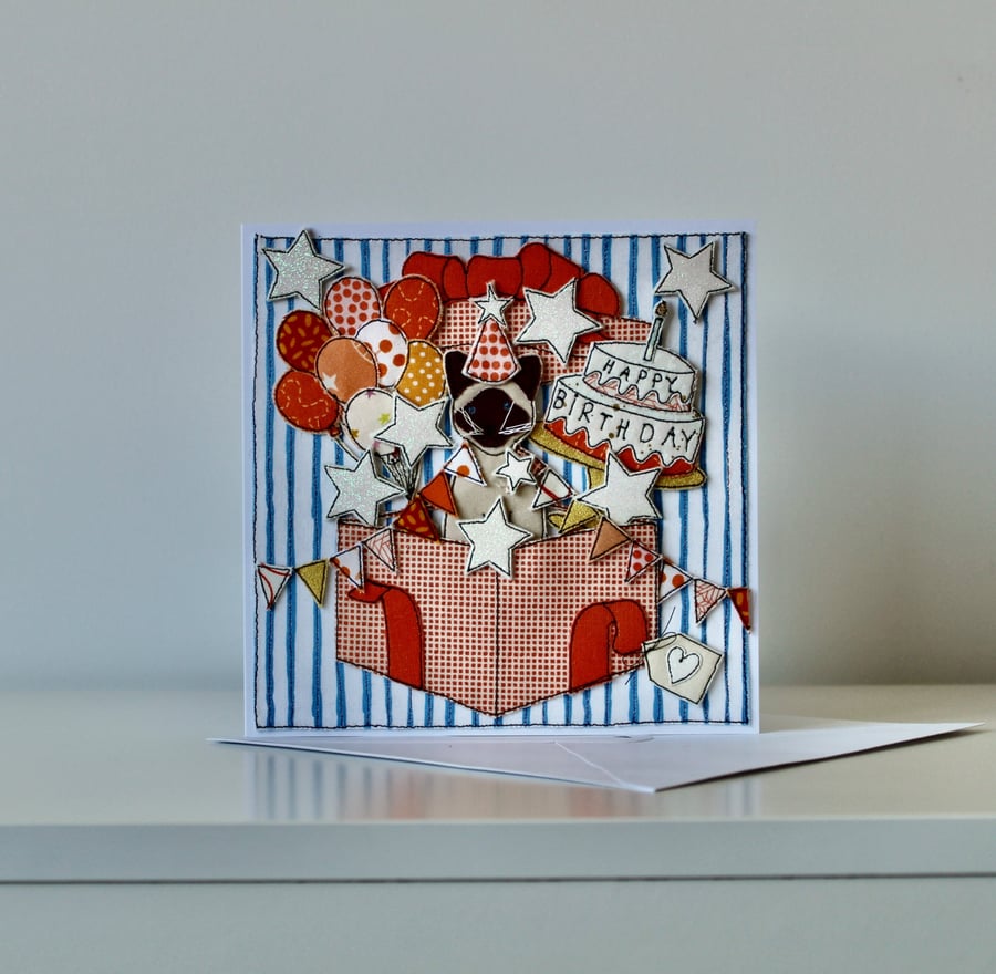 Handmade Blank Birthday Card