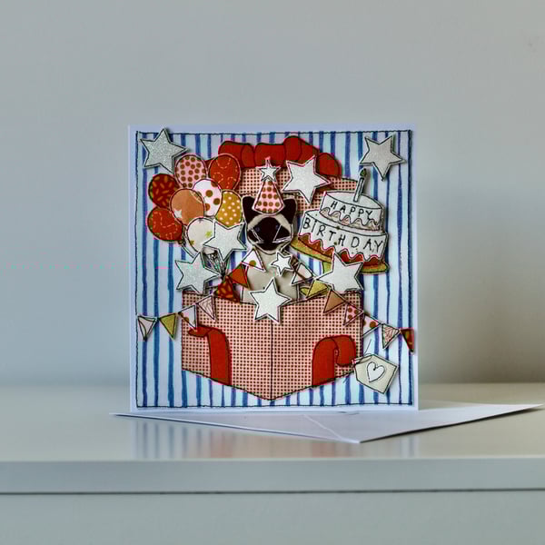 Handmade Blank Birthday Card