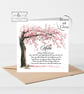 Birthday in Heaven Poem Happy Birthday Card - Image 1