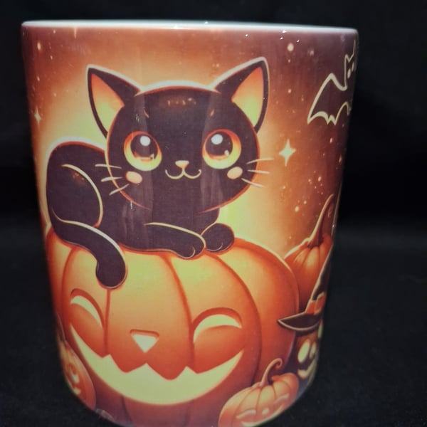 Witches cat  11oz mug