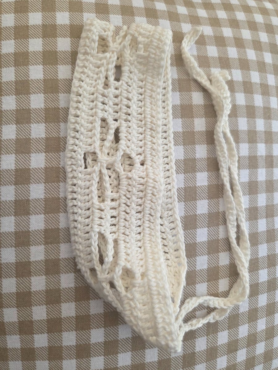 White Crochet Headband