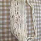 White Crochet Headband