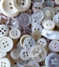 Assorted white buttons - Image 3