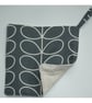 Pot Holder Potholder Grab Mat Kitchen Cookware Pad Grey Stem Leaves - Image 2