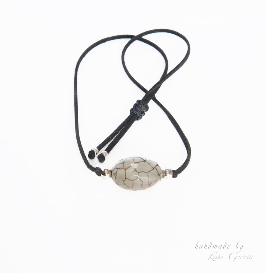 NECKLACE - Dragon Vein Agate