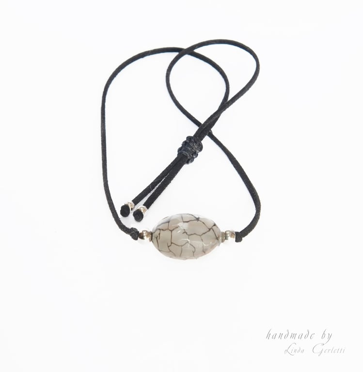 NECKLACE - Dragon Vein Agate