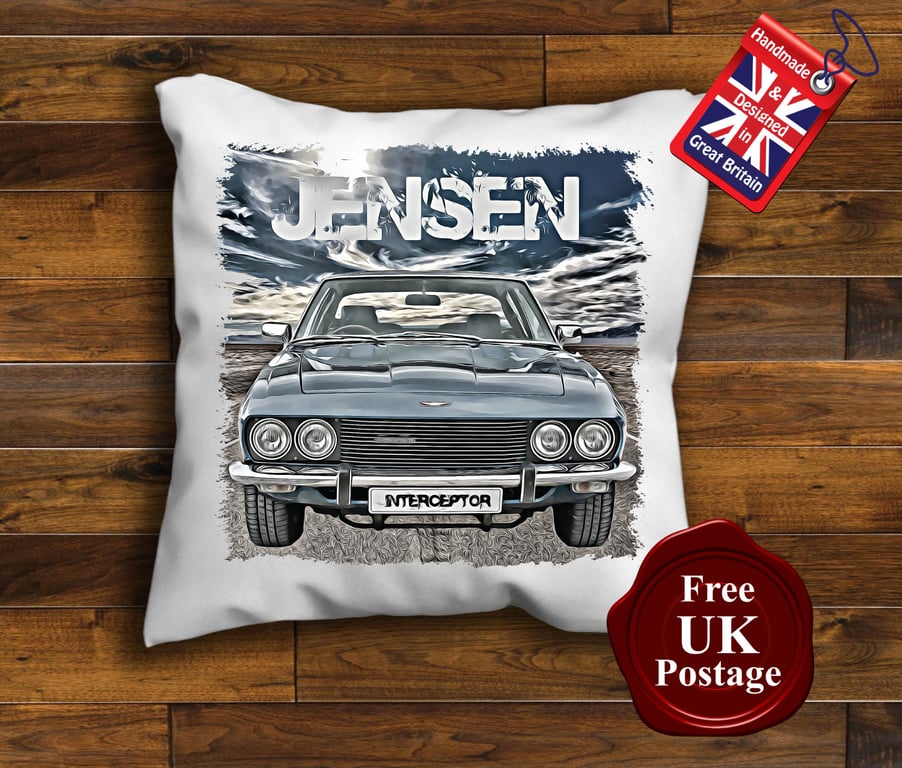 Jensen Interceptor Cushion Cover, Choose Your Size