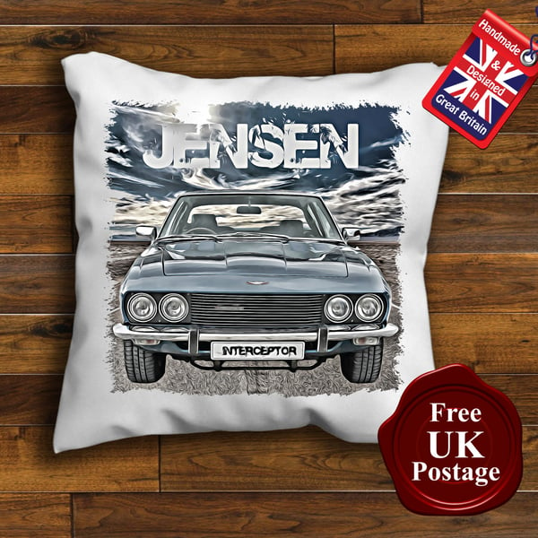 Jensen Interceptor Cushion Cover, Choose Your Size