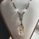 Golden healer Gemstone necklace 