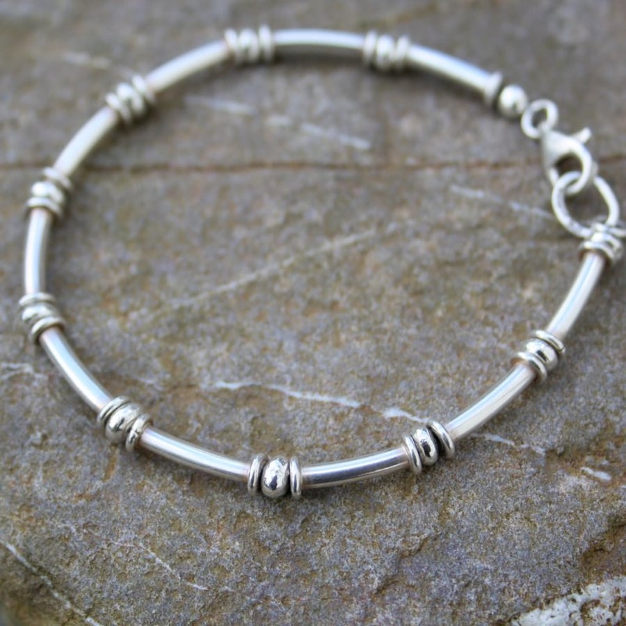 Silver Reels bracelet