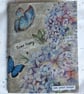 A6 Notebook Hydrangea Collage