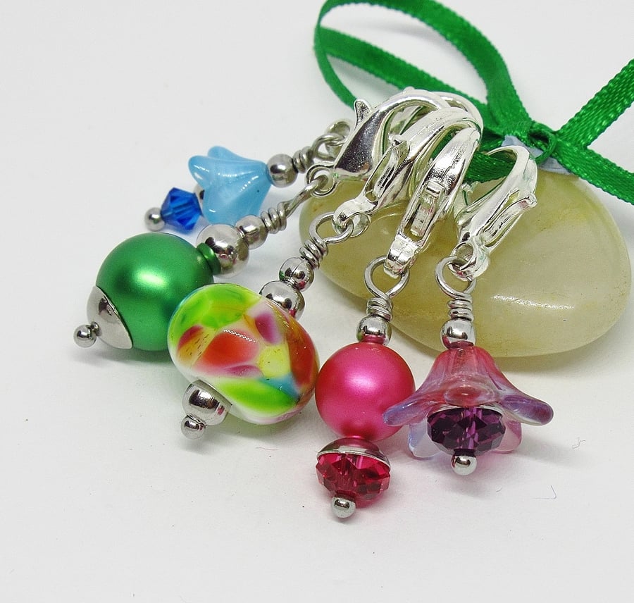 Set of Stitch Markers for Crochet or Knitting