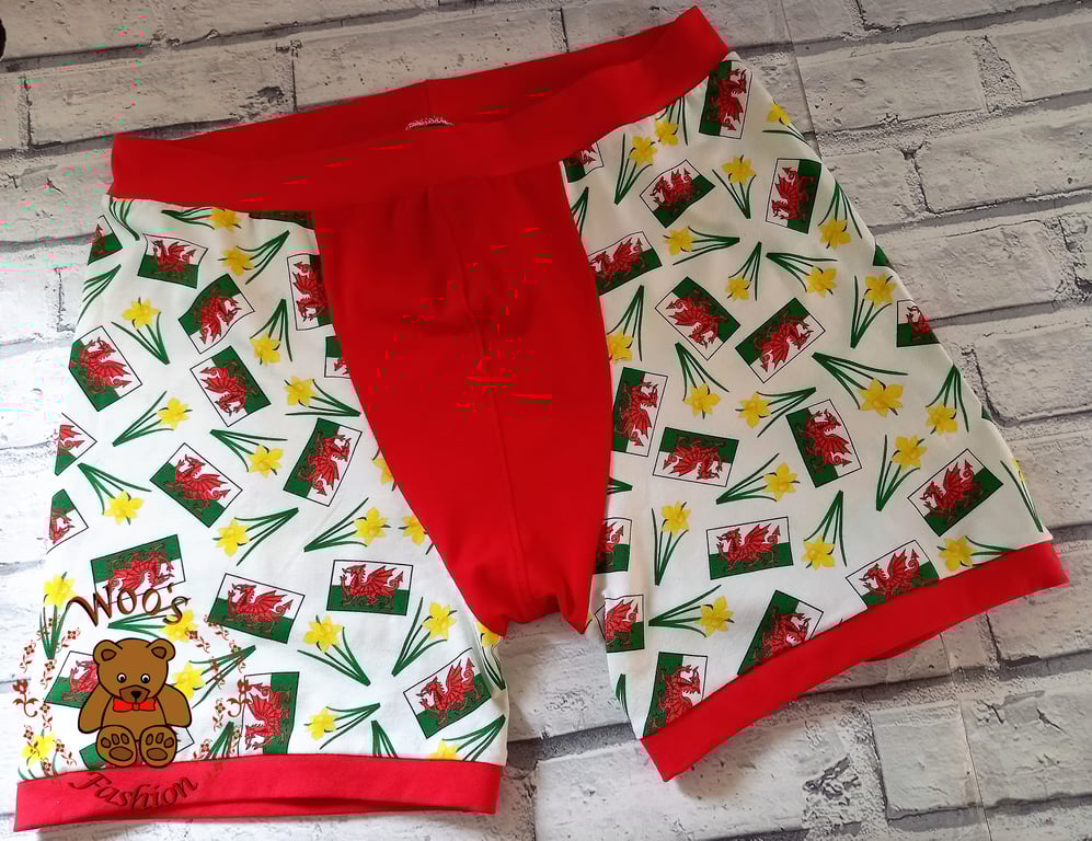 Mens Welsh Boxer Pant Shorts