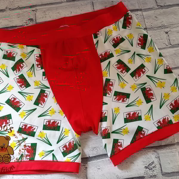 Mens Welsh Boxer Pant Shorts